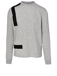 Cotton-Blend Crewneck Sweatshirt