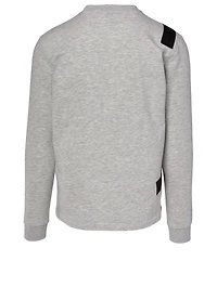 Cotton-Blend Crewneck Sweatshirt