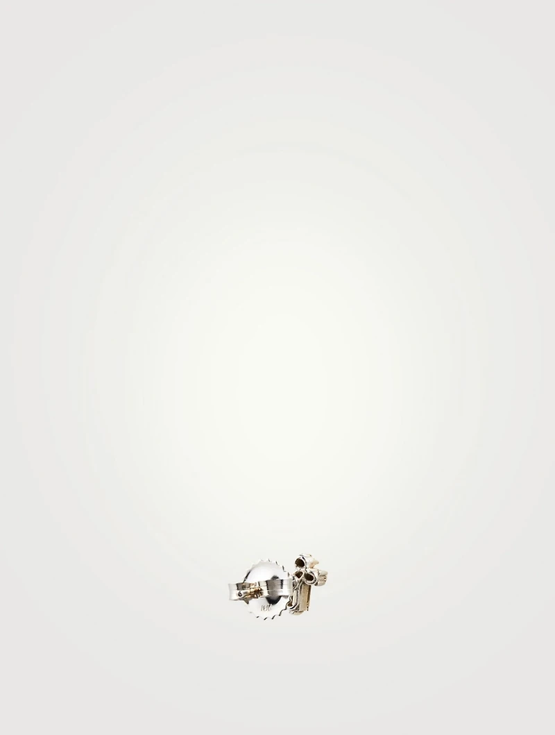 Fireworks 18K White Gold Stud Earrings With Diamonds