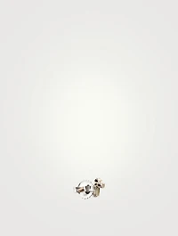 Fireworks 18K White Gold Stud Earrings With Diamonds