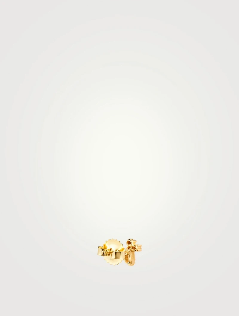 Fireworks 18K Gold Stud Earrings With Diamonds