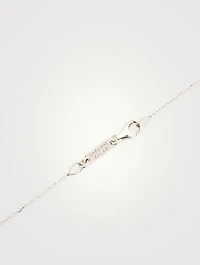 Fireworks 18K White Gold Shimmer Necklace With Diamonds