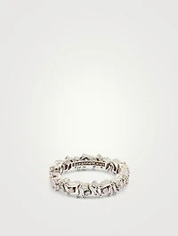 Fireworks 18K Gold Icon Eternity Band With Diamonds