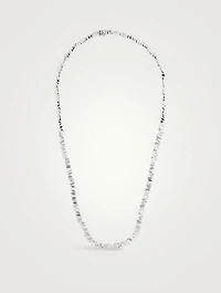 Fireworks 18K White Gold Tennis Necklace With Diamonds
