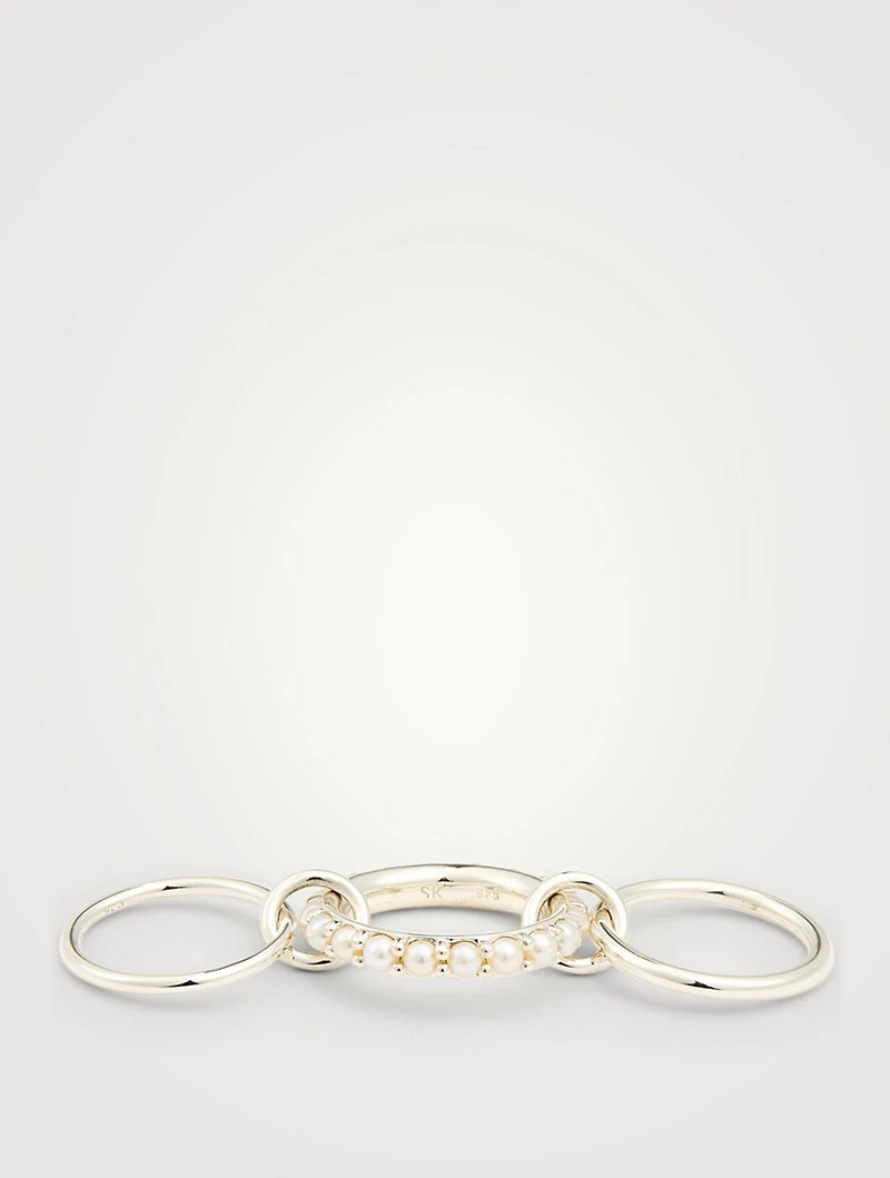 Akoya Silver Pearl Ring
