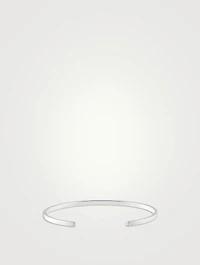 7g Brushed Sterling Silver Ribbon Bracelet