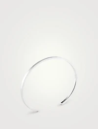 7g Brushed Sterling Silver Ribbon Bracelet