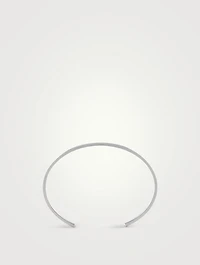 7g Brushed Sterling Silver Ribbon Bracelet