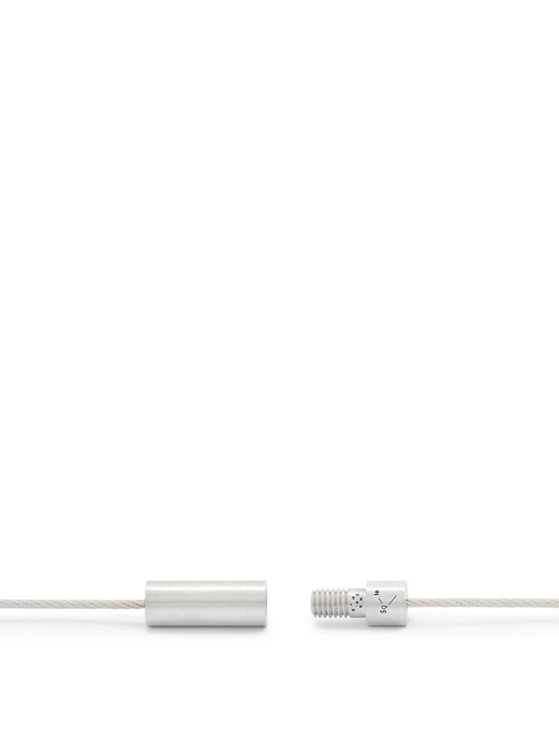 5g Brushed Sterling Silver Cable Bracelet