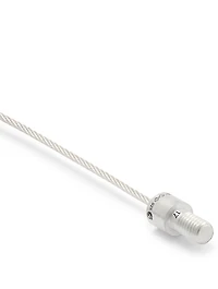 5g Brushed Sterling Silver Cable Bracelet
