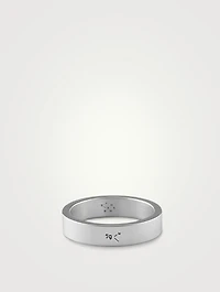 7g Polished Sterling Silver Ribbon Ring