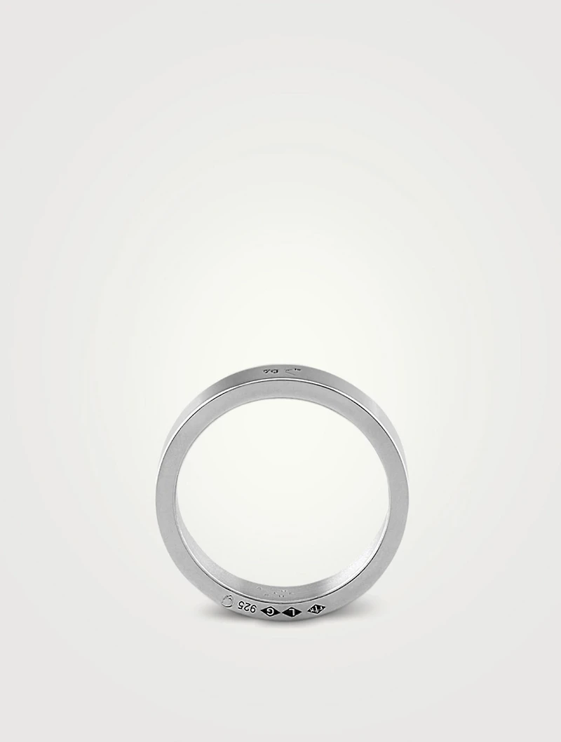 7g Polished Sterling Silver Ribbon Ring