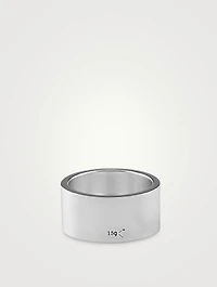 15g Polished Sterling Silver Ribbon Ring