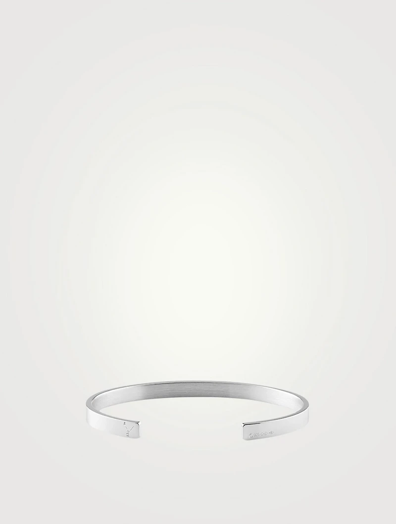 15g Polished Sterling Silver Ribbon Bracelet