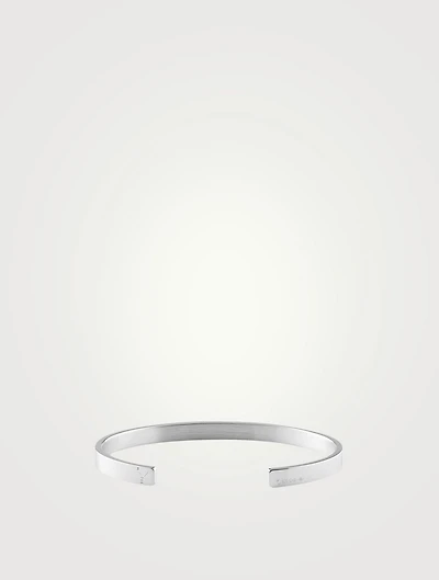 15g Polished Sterling Silver Ribbon Bracelet