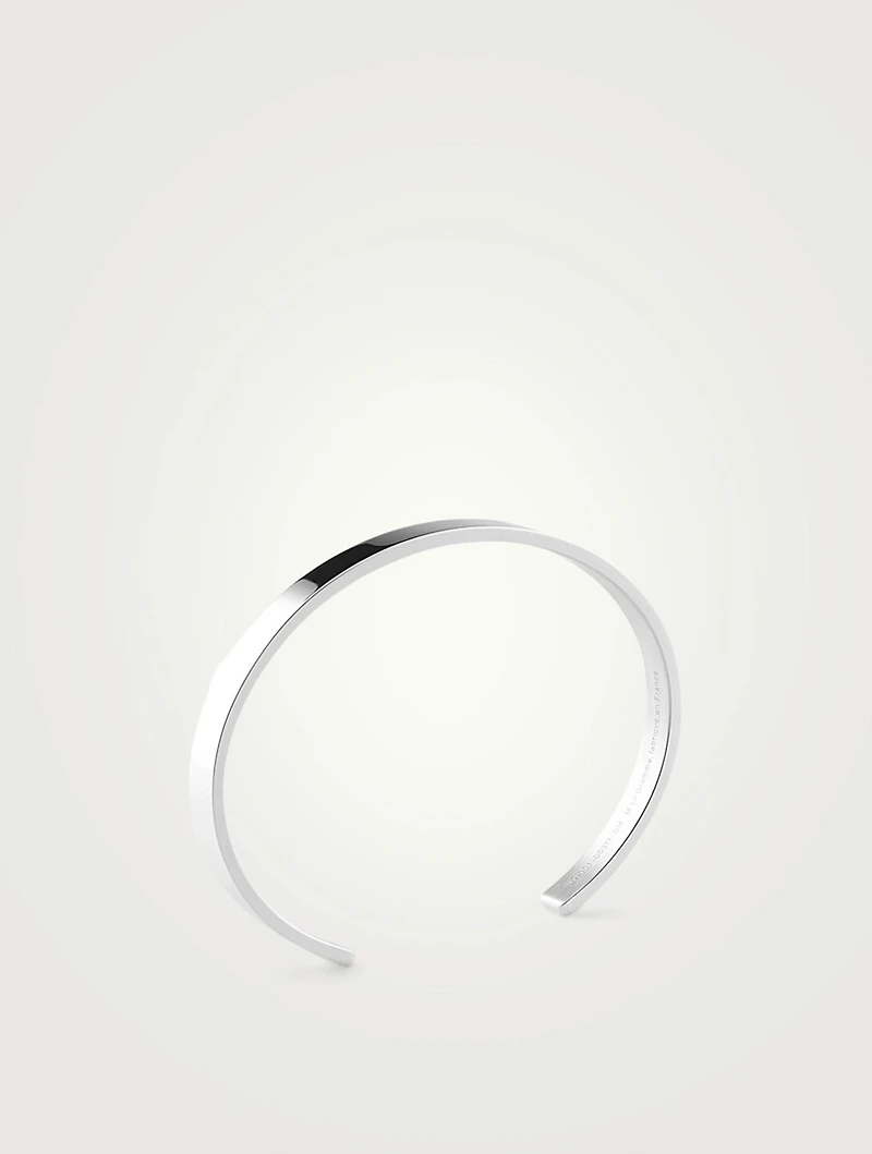 15g Polished Sterling Silver Ribbon Bracelet