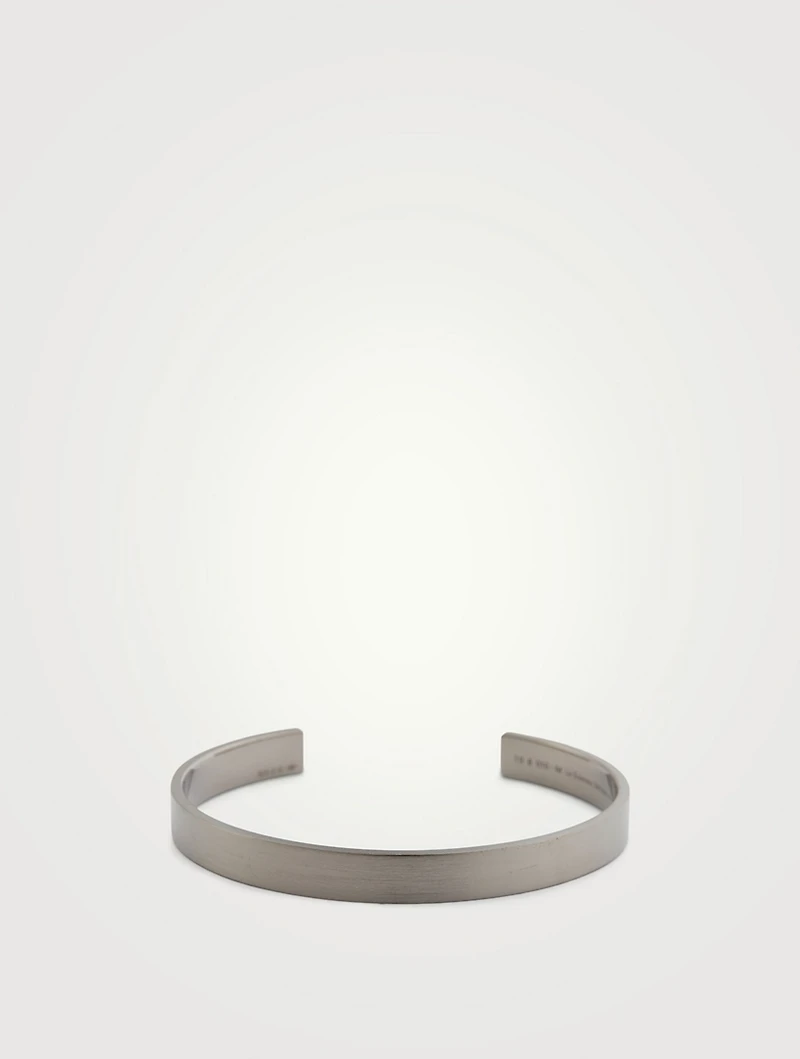 21g Brushed Sterling Silver Ribbon Bracelet