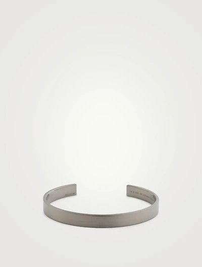 21g Brushed Sterling Silver Ribbon Bracelet