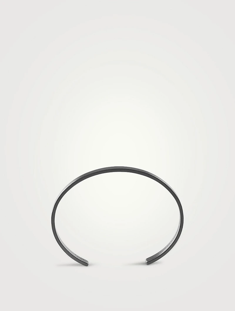 21g Brushed Sterling Silver Ribbon Bracelet