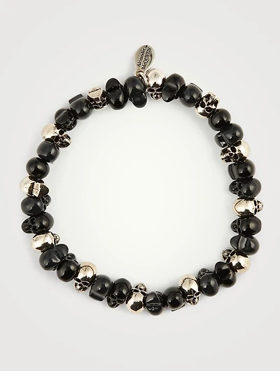 Skull Beaded Bracelet