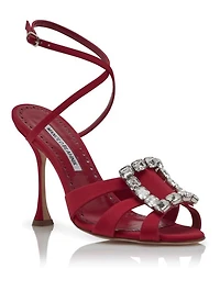 Ticuna 105 Crepe de Chine Heeled Sandals