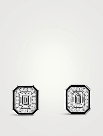 Vendôme Liseré White Gold Diamond Earrings