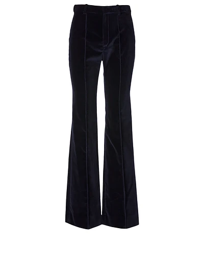 Velvet Flared Pants