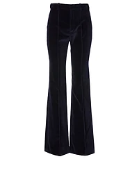 Velvet Flared Pants