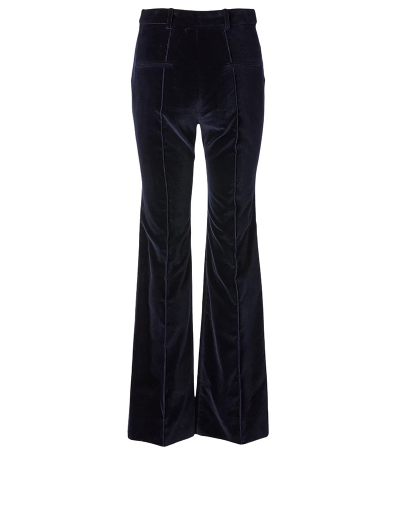 Velvet Flared Pants