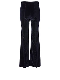 Velvet Flared Pants