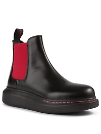 Hybrid Leather Chelsea Boots