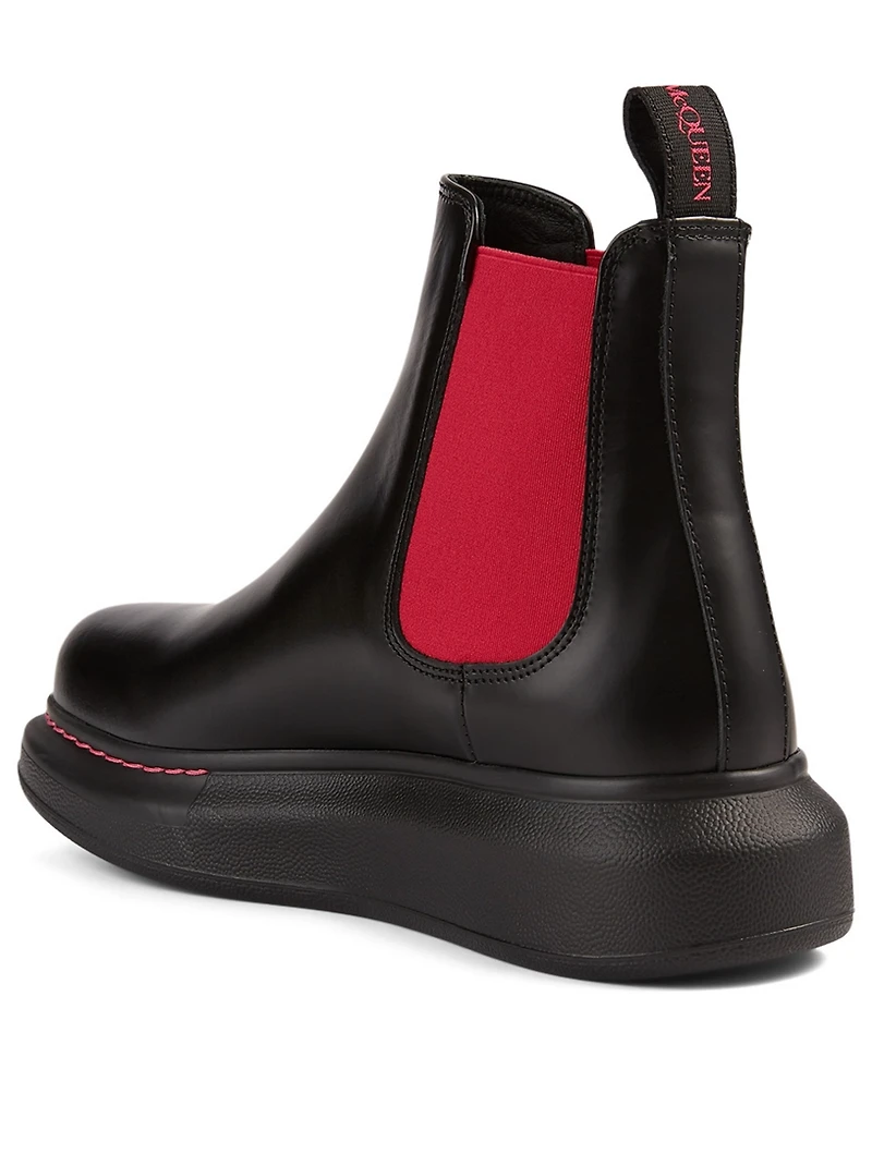 Hybrid Leather Chelsea Boots
