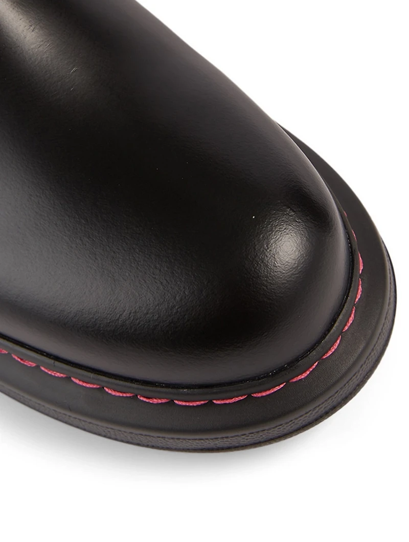 Hybrid Leather Chelsea Boots