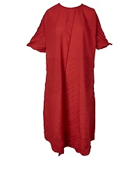 Tectorum Wrinkled Midi Dress