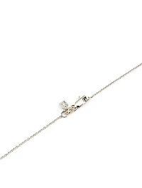 14K Gold Moon And Star Necklace With Diamonds