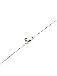 Small 14K White Gold Dream Necklace With Diamonds