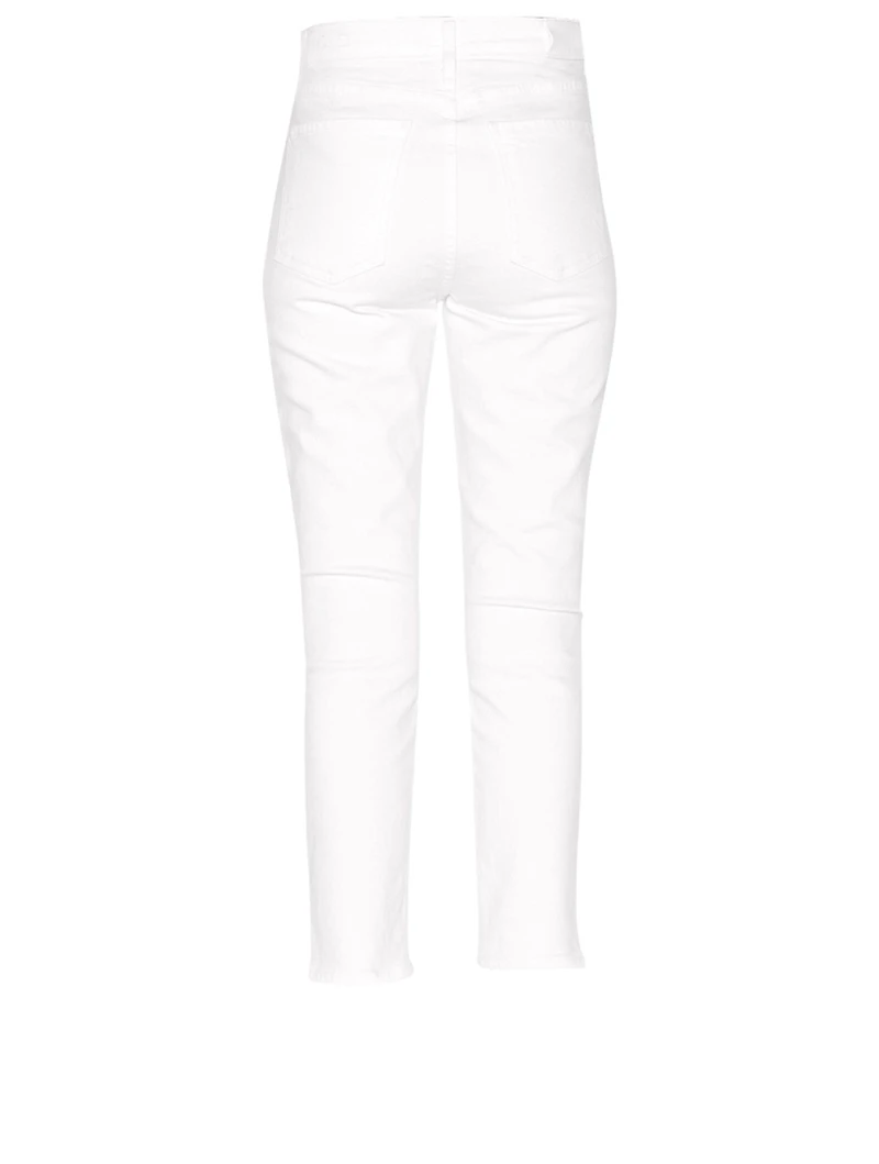 Olivia High-Waisted Slim Cropped Jeans