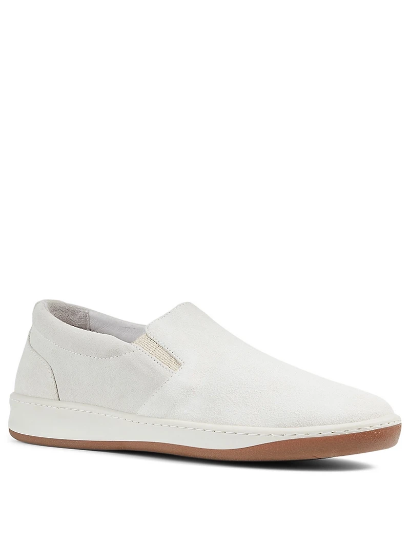 Suede Slip-On Sneakers