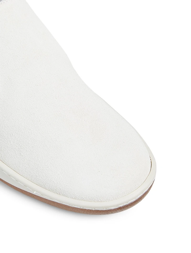 Suede Slip-On Sneakers