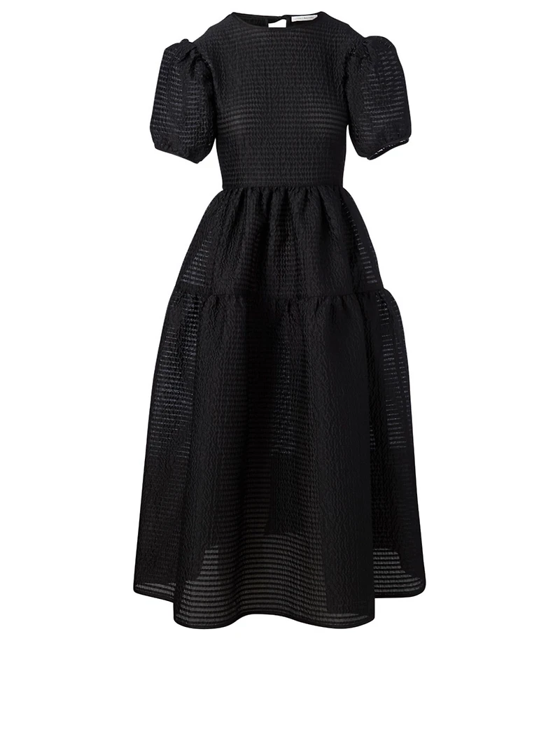 Katja Seersucker Midi Dress