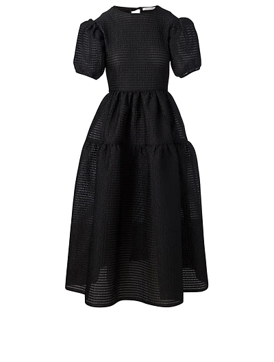 Katja Seersucker Midi Dress