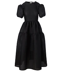 Katja Seersucker Midi Dress
