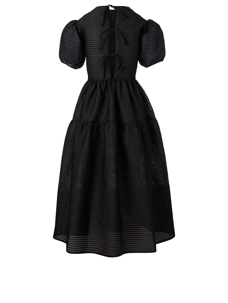 Katja Seersucker Midi Dress