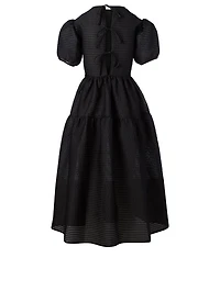 Katja Seersucker Midi Dress