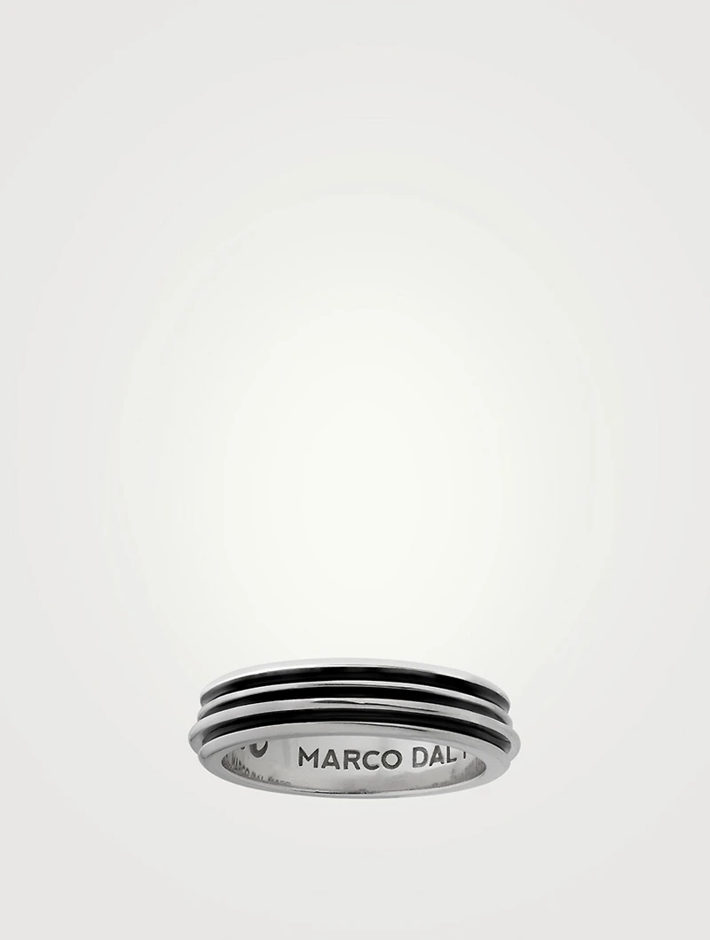 Acies Polished Silver Ring