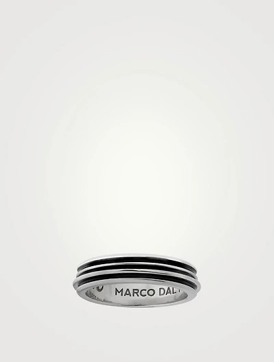 Acies Polished Silver Ring