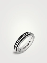 Acies Polished Silver Ring