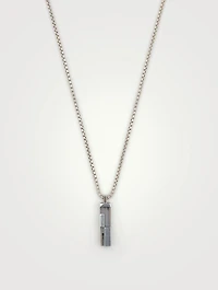 De Stijl Silver Pendant Necklace