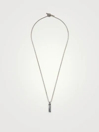 De Stijl Silver Pendant Necklace