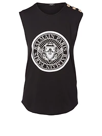 Glitter Coin Sleeveless Top